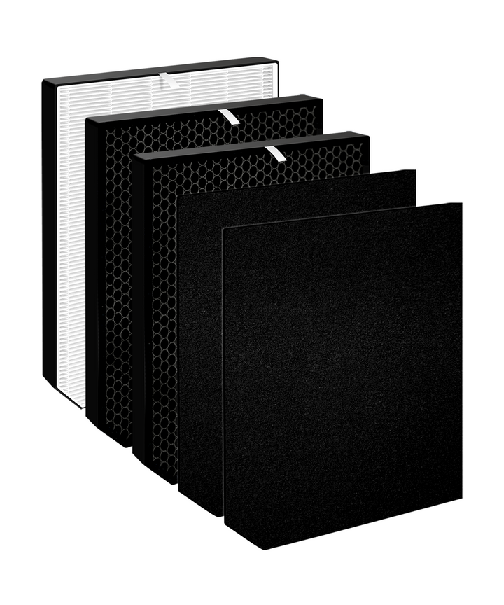 Halvique AD2000 Filter Set, 1 Main + 2 Carbon + 2 Pre-Filters