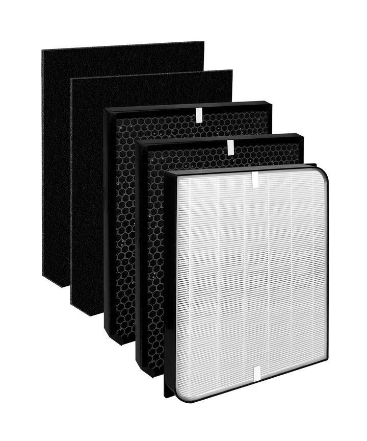 Halvique Replacement Filter Set Compatible with AirDoctor AD3000/3500, 1 Main Filter + 2 Carbon Filters + 2 Pre-Filters