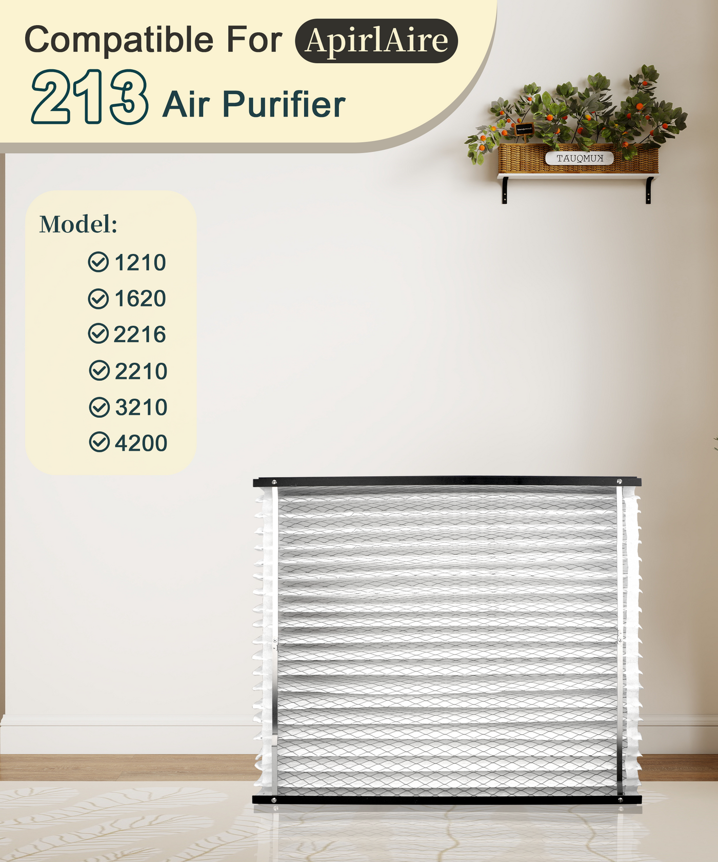 Halvique 213 MERV 13 Replacement Air Filter Compatible with AprilAire Air Purifiers