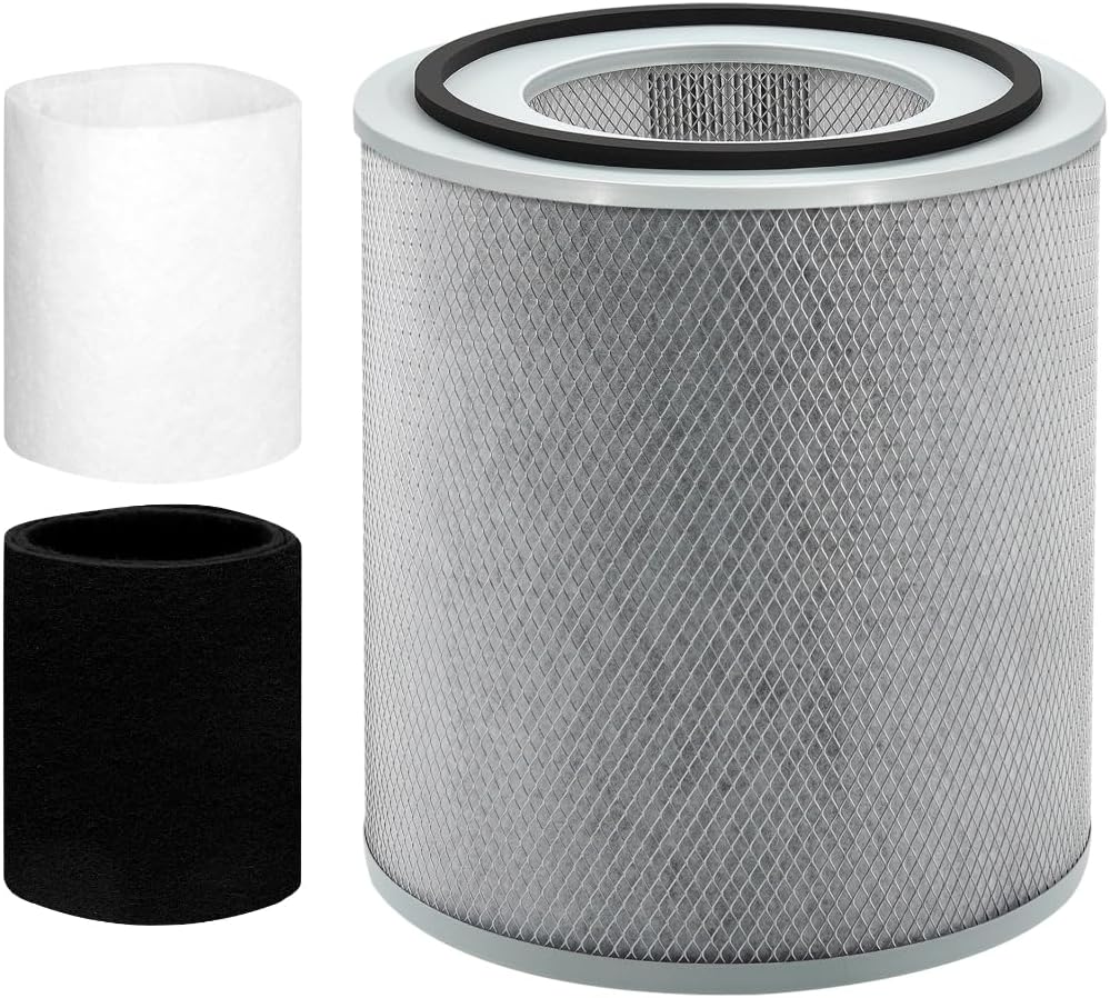 Halvique FR400 / HM400 / HM402 / HM405 / HM410 / HM450 Replacement Filter Compatible with Austin HealthMate, 1 Main Filter + 2 Pre-Filters