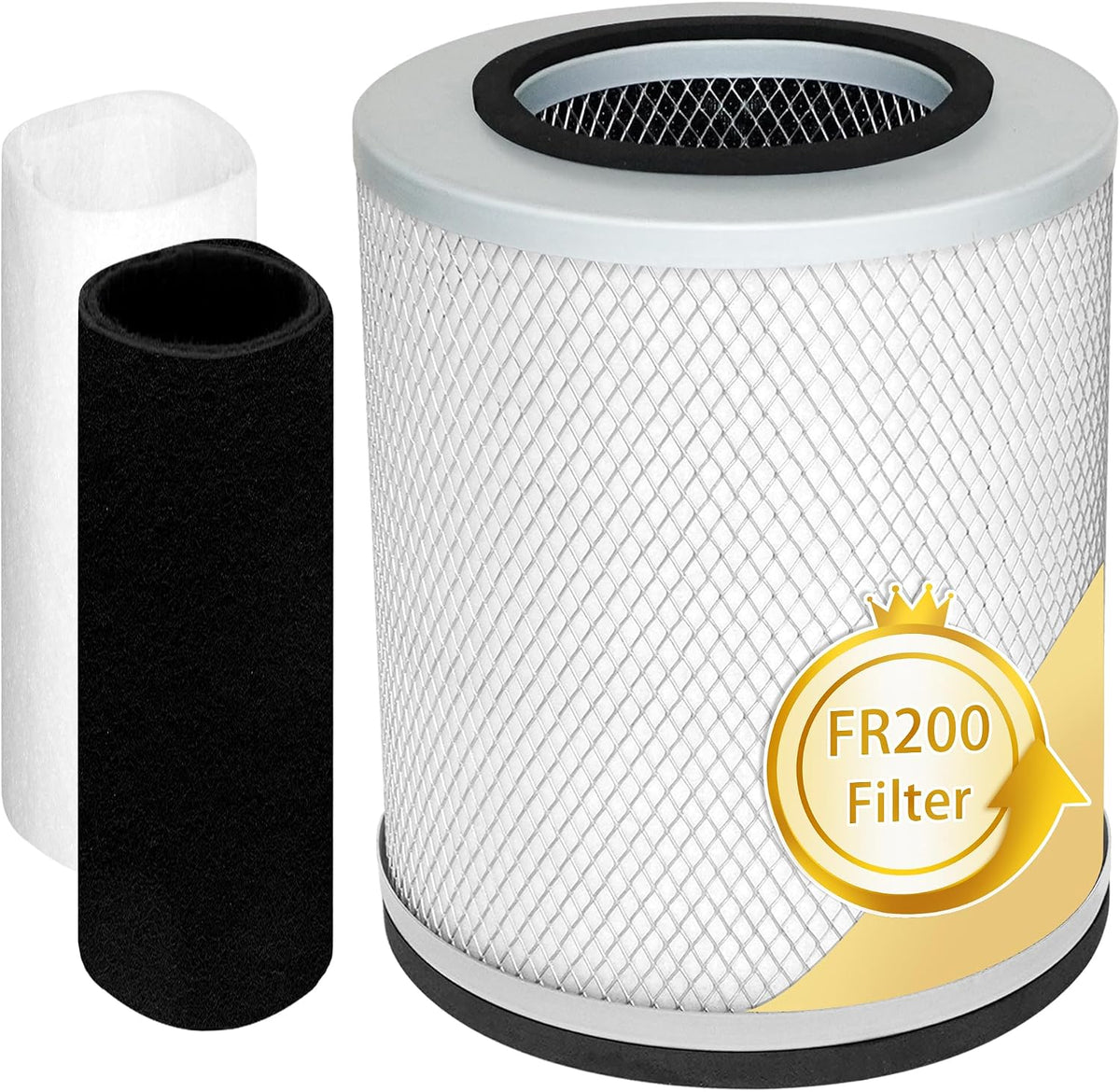 Halvique HM200 / HM250 / HM205 Replacement Filter Compatible with Austin HealthMate, 1 Main Filter + 2 Pre-Filters