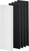 Halvique LP300 / LP450 Replacement Filter Compatible with Lasko, 1 Main Filter + 4 Carbon Pre-Filters