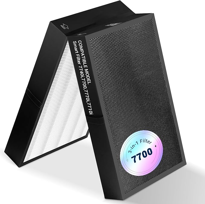 Halvique 7700 Replacement Filter Compatible with Blueair, 1 Replacement Filter