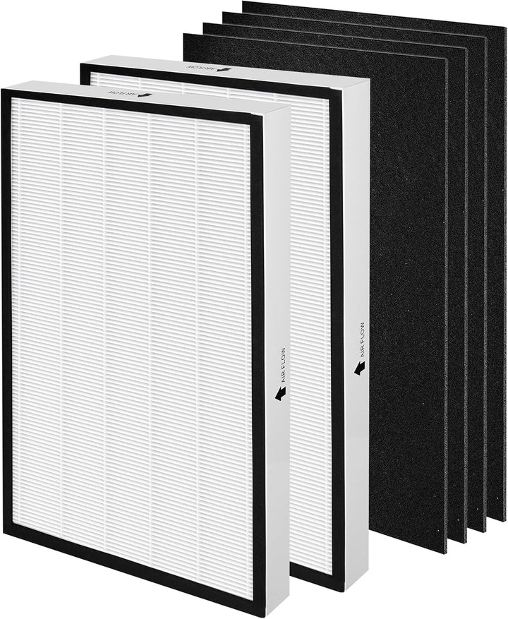 Halvique 83254 / 83396 / 85254 F-K3 Replacement Filter Compatible with Kenmore, 2 Main Filters + 4 Activated Carbon Pre-Filters