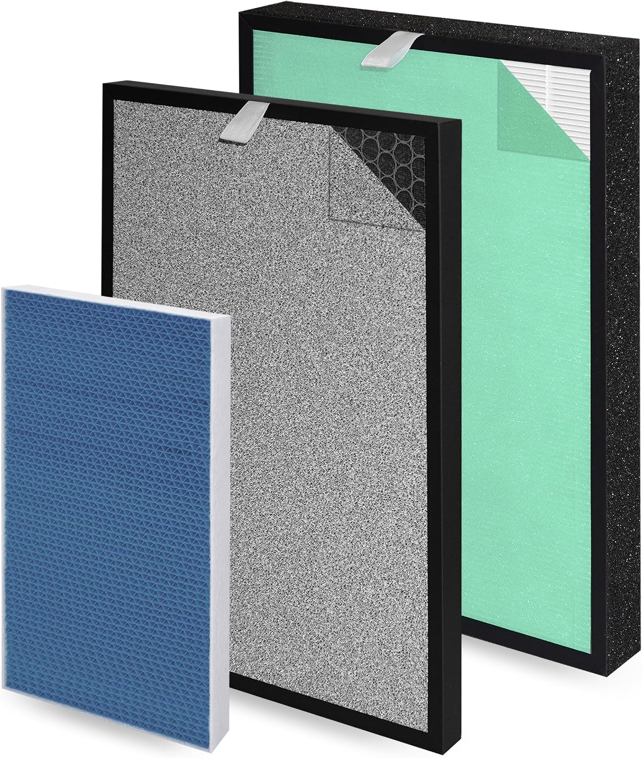 Halvique PH950 / Extract-All AMB1 Replacement Filter Compatible with Turonic, 2 Main Filters + 1 Humidifier Filter