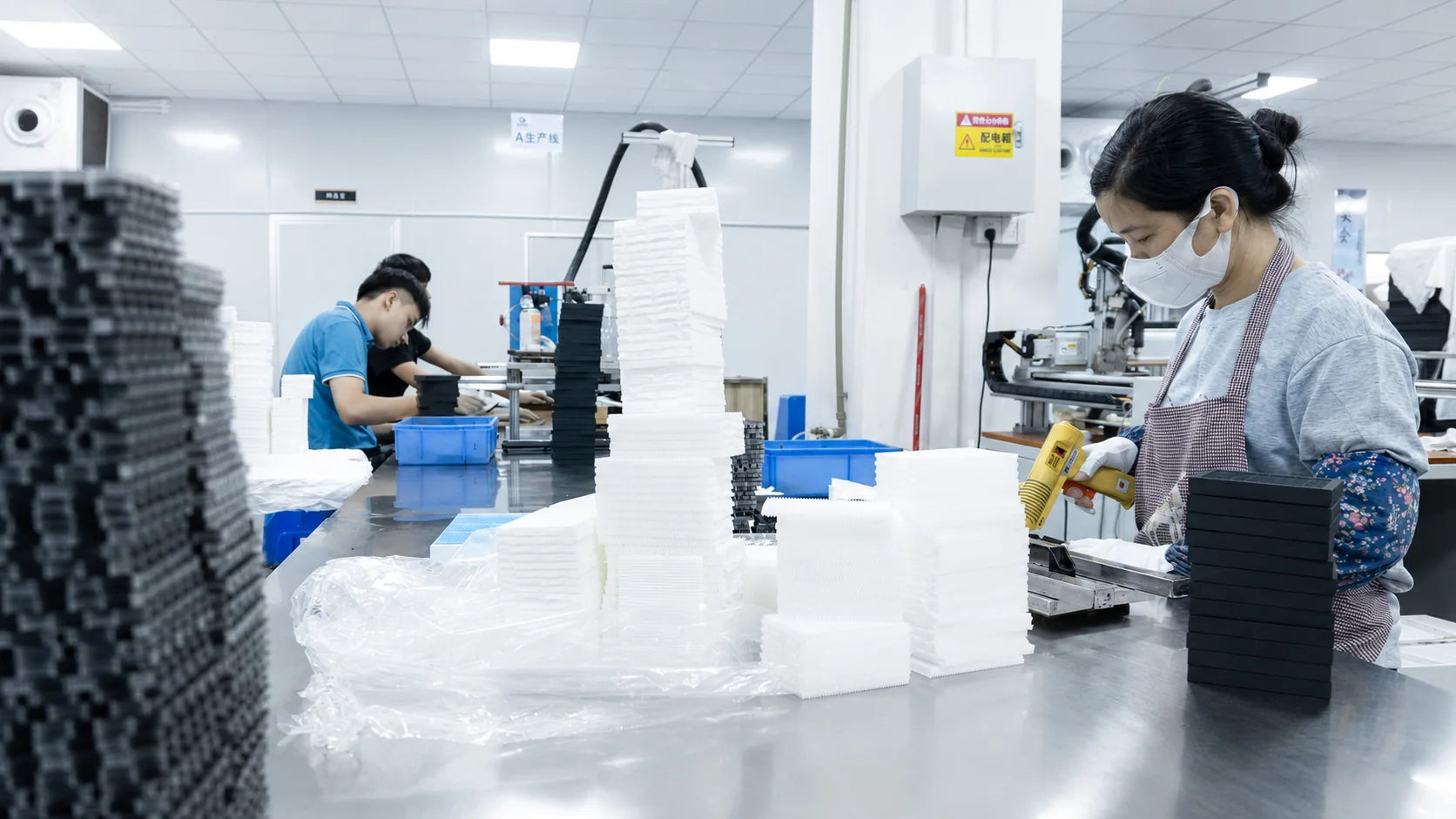 Clean workshop operations for compatible replacement filter manufacturing