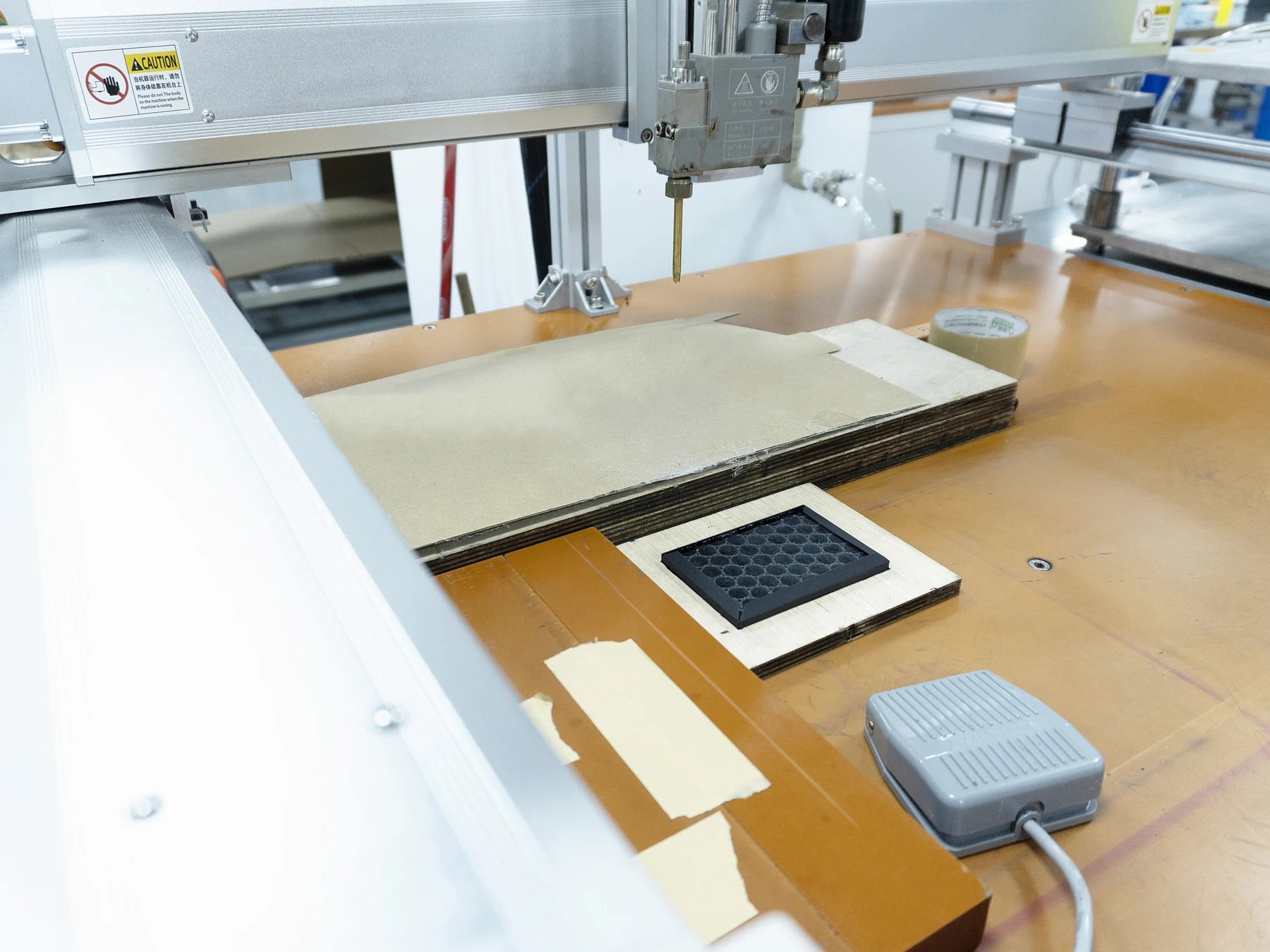 Filter material processing at Halvique manufacturing facility
